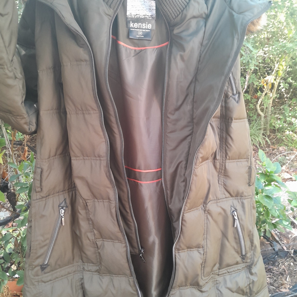 Kensie Olive Puffer Vest